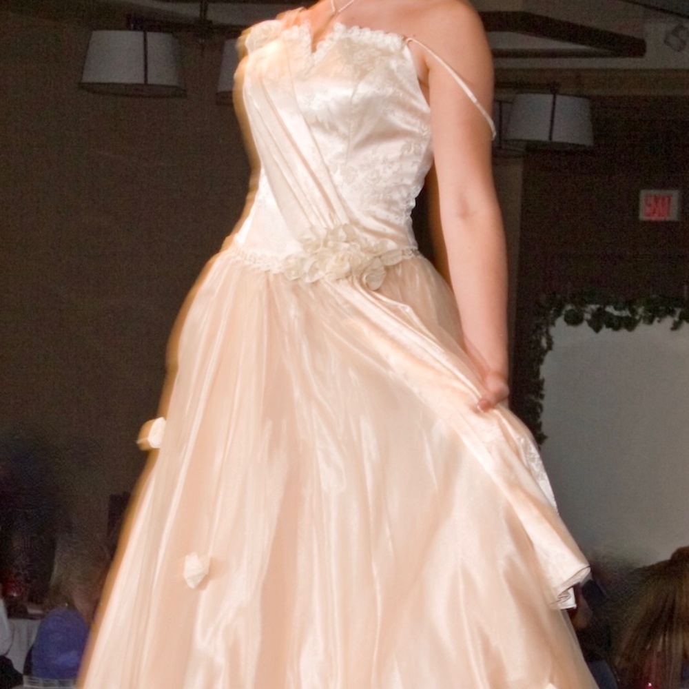 Couture Brocade ball gown.